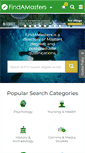 Mobile Screenshot of findamasters.com